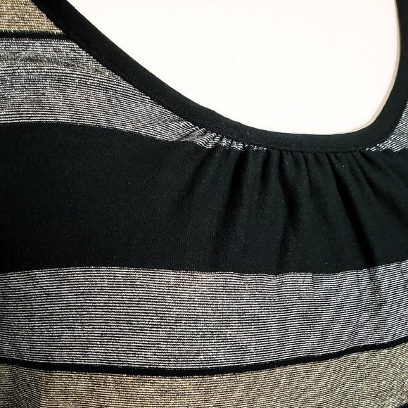 Three Dots Metallic Dress NWOT - Picture 6 of 9